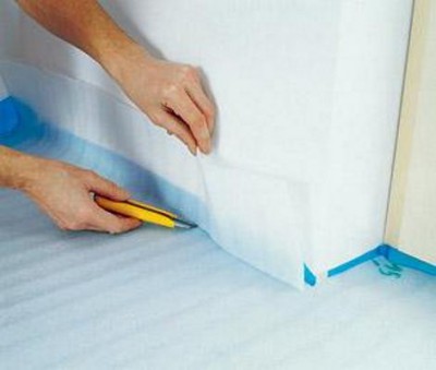 Foam underlay para sa parquet board