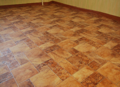 Tile linoleum