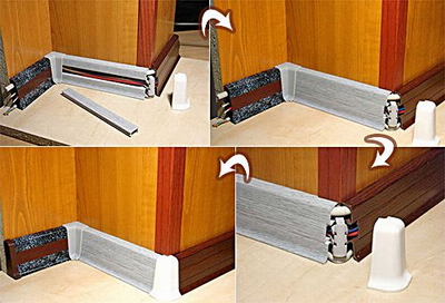 DIY skirting sa cable channel