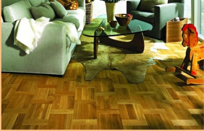 Ang mga tile ng vinyl ng parquet ay perpektong gayahin ang natural na patong