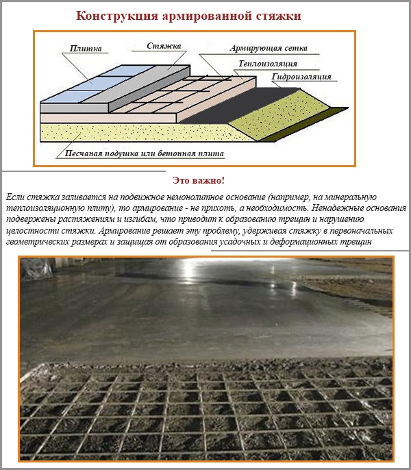 Reinforced Screed Disenyo