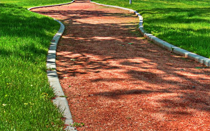 Broken Brick Garden Path