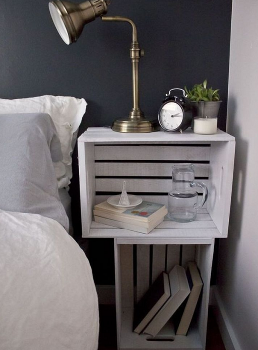 Loft bedside table