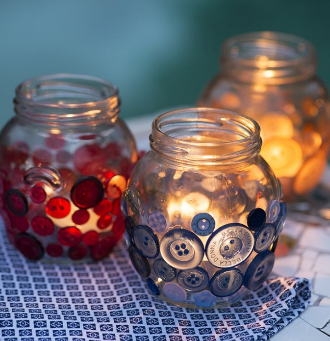 Button Candlesticks