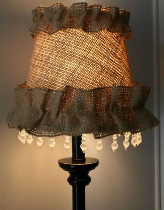 jute tela lampshade