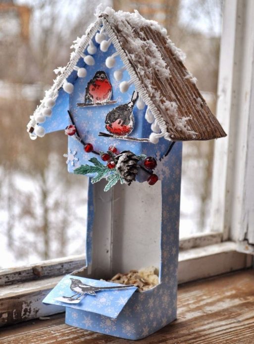 DIY bird feeder